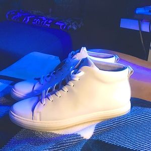 White Kenneth Cole high tops